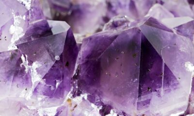 Close up of amethyst