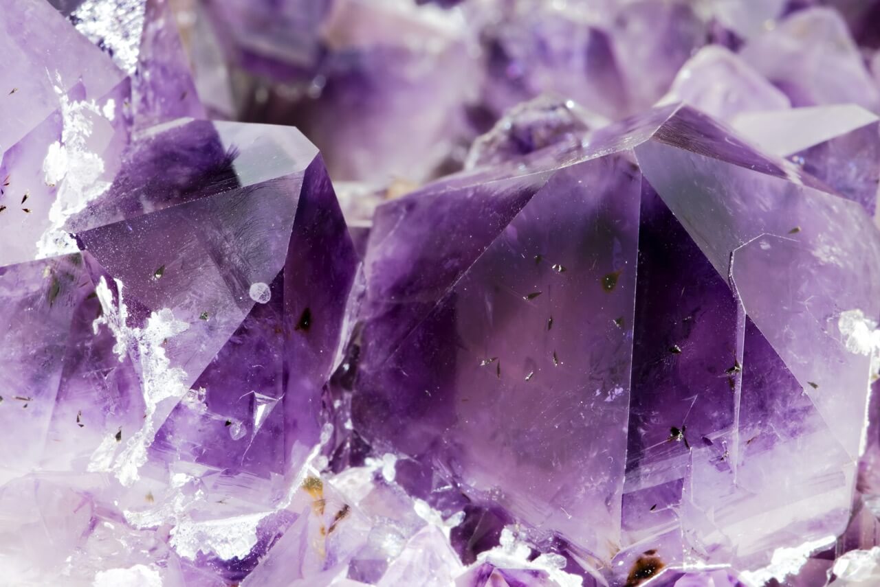 Close up of amethyst